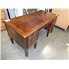 Image 2 : ASHLEY FLOOR MODEL CHERRY FINISH EXECUTIVE DESK RETAIL $1489
