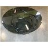 Image 1 : ROUND MODERN CHROME RING GLASSTOP COFFEE TABLE