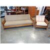 Image 1 : RUSTIC SOFA AND ARMCHAIR