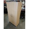 Image 1 : 5FT WOOD STORAGE CUPBOARD