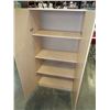 Image 3 : 5FT WOOD STORAGE CUPBOARD