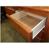 Image 3 : OAK 9 DRAWER DRESSER W/ MIRROR