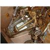 Image 2 : 3 ANTIQUE HANGING LIGHTS - 1 W/ HANGING CRYSTALS