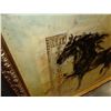 Image 2 : LARGE HORSE INSPIRED GILDED FRAME
