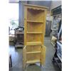 Image 2 : PINE CORNER CABINET DISPLAY SHELF