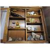 Image 2 : CURIO WALL CABINET W/ CONTENTS