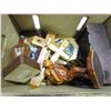 Image 2 : BOX OF WOOD CARVINGS, BOXES, AND WATER BUFFALO