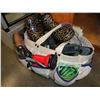 Image 1 : BASKET OF GARDENING SUPPLIES AND SEED POUCHES