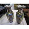 Image 1 : 2 DECORATIVE EASTERN VASES