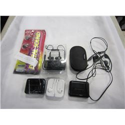 LOT OF NEW EARBUDS: SAMSUNG, SKULLCANDY, KLIPSCH, AND MORE
