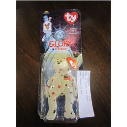 RARE TY "GLORY THE BEAR" BEANIE BABY SEALED IN BOX