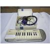 Image 1 : YAMAHA MINI KEYBOARD, HEADPHONES, AND POCKET WATCH