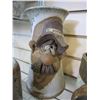 Image 2 : HANDMADE POTTERY MUGS, 4 MUGS - 2 W/ FACES