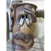 Image 3 : HANDMADE POTTERY MUGS, 4 MUGS - 2 W/ FACES