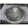 Image 2 : NATIVE WOOD BOX AND NATIVE SILVER PLATTER