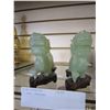 Image 1 : 2 JADE DRAGONS