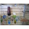Image 1 : LOT OF COLOURED ESTATE GLASSWARE