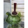 Image 1 : CRYSTAL BOWL ON STAND, SALT AND PEPPER, AND VASE