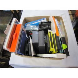 BOX OF VARIOUS PHONE CASES