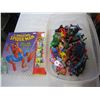 Image 1 : TRAY OF BATMAN AND SPIDERMAN TOYS
