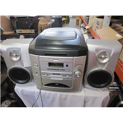 5 CD CHANGER BOOKSHELF STEREO WORKING