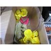 Image 1 : BOX OF PIN WHEEL CRYSTAL AND OTHER GLASSWARE