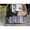Image 1 : BOX OF CDS, DVDS, VIDEO GAMES, AND MORE
