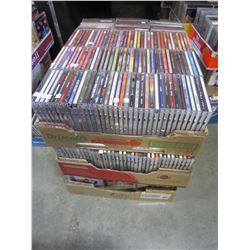 3 BOXES OF CDS