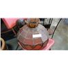 Image 1 : VINTAGE STAINED GLASS HANGING LIGHT