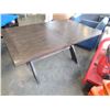 Image 1 : MODERN DINING TABLE, CRACKED LEG