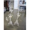 Image 1 : 2 CAST IRON CANDLE HOLDERS