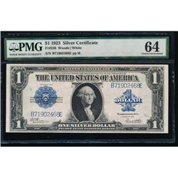 1923 $1 Silver Certificate PMG 64