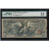 Image 1 : 1896 $5 Silver Certificate PMG 12