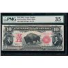 Image 1 : 1901 $10 Bison Legal Tender Note PMG 35