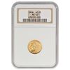 Image 1 : 1908 $2.5 Indian Head Quarter Eagle Gold Coin NGC MS62