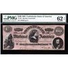 Image 1 : 1864 $100 Confederate States of America Note PMG 62EPQ