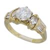 Image 6 : 14KT Yellow Gold 1.31ctw Diamond Ring