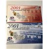 Image 1 : 2001 P D US Mint Set in Original Packages