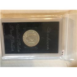 1974 S Silver PROOF Eisenhower Dollar in Original Hard Case