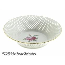 A CONTINENTAL PORCELAIN BOWL RKPM, c.1930 R RThe 