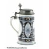 Image 1 : A GERMAN EARTHENWARE STEIN RVilleroy & Boch, c.18