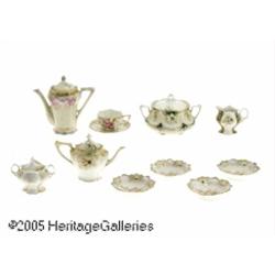 A COLLECTION OF GERMAN PORCELAIN ITEMS RR. S. Pru