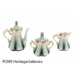 A CONTINENTAL PORCELAIN TEA SERVICE RR. S. Prussi