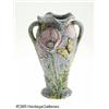 Image 1 : AN AMERICAN SILVERTONE POTTERY VASE RWeller, c.19