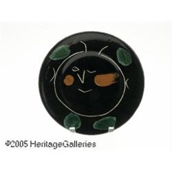 A PABLO PICASSO CERAMIC PLATE RPicasso, c.1947 R 