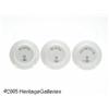 Image 2 : THREE 'FLORA DANICA' BREAD AND BUTTER PLATES RRoy