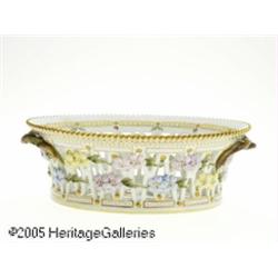 A DANISH 'FLORA DANICA' FRUIT BOWL RRoyal Copenha
