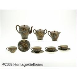 A JAPANESE MEIJI CERAMIC TEA SERVICE RMaker unkno