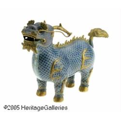 A CHINESE CLOISONNE CHI LIN RMaker unknown, late 