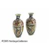 Image 1 : A PAIR OF CHINESE CLOISONNE VASES RMakers unknown